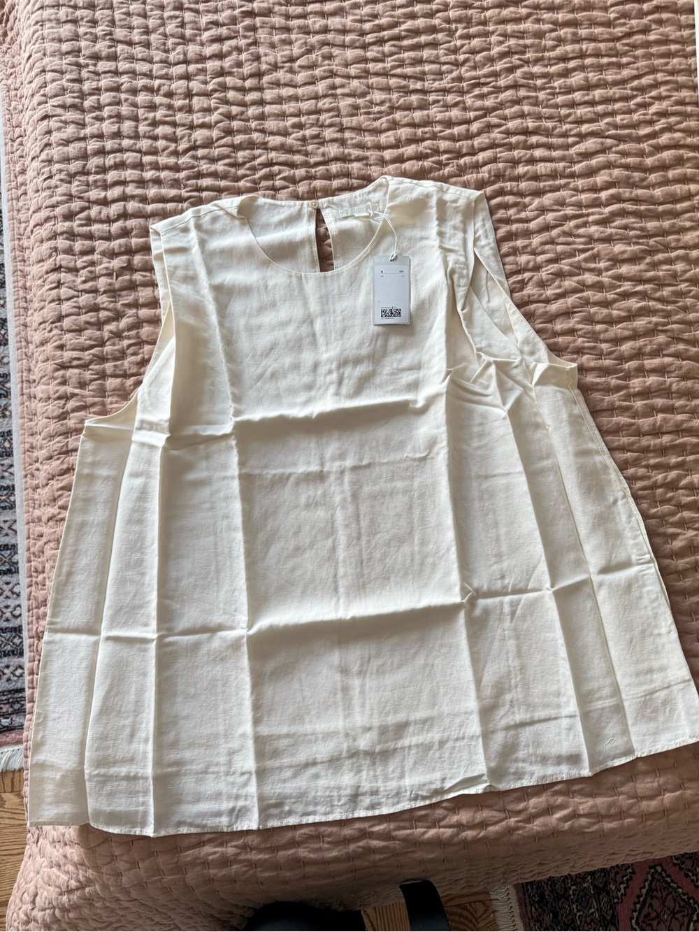 COS Cream Sleeveless Top NWT